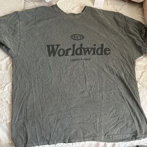 Boohoo Charcoal Worldwide Tee
